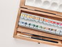 Van Gogh Set de acuarelas en caja de madera con 24 colores y 3 accesorios